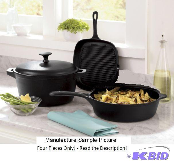 Heuck&nbspFour Piece Cast Iron Cookware - Fo...