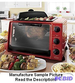 10 in 1 Ginnys Brand Toaster Oven - RED - It...