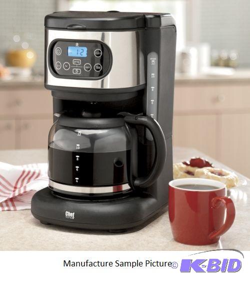 Chef Tested 12 Cup Programmable Black Coffee ...