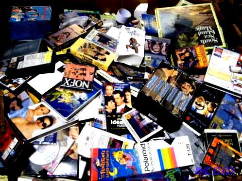 Large Gaylord Pallet with Mixed Media - CDs -...