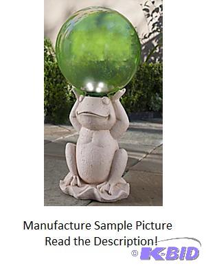 Edward Frog with Solar Gazing Globe -&nbspA ...