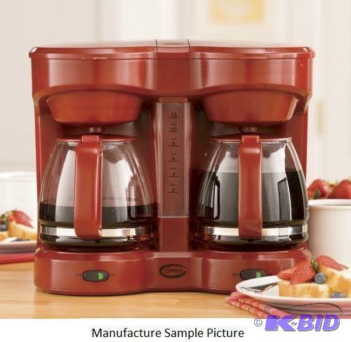 Ginnys 12-cup Double Coffeemaker - Red - Has...