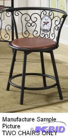 Lot of 2 Chef Bistro Chairs - Two bistro chai...