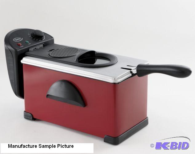 Ginnys Brand 3 Liter Deep Fryer Red - Fully i...