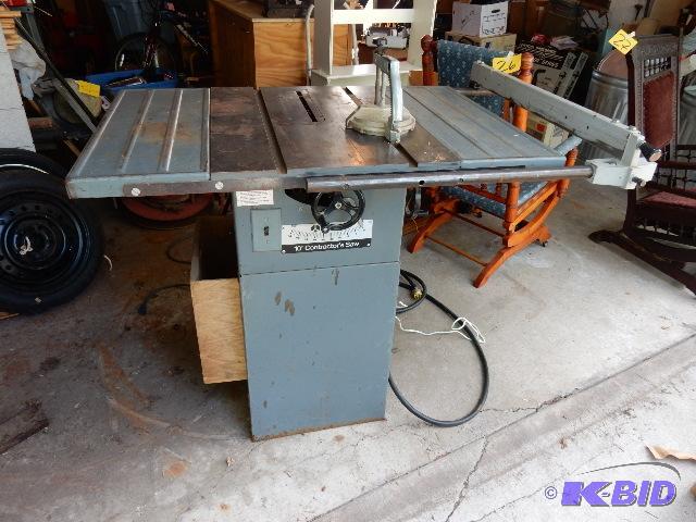 lot 1 image: Contractors table Saw