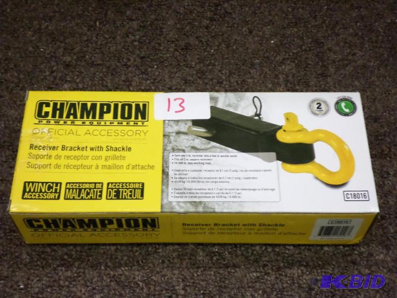 New Champion C18016 Reciever Bracket With Sha...