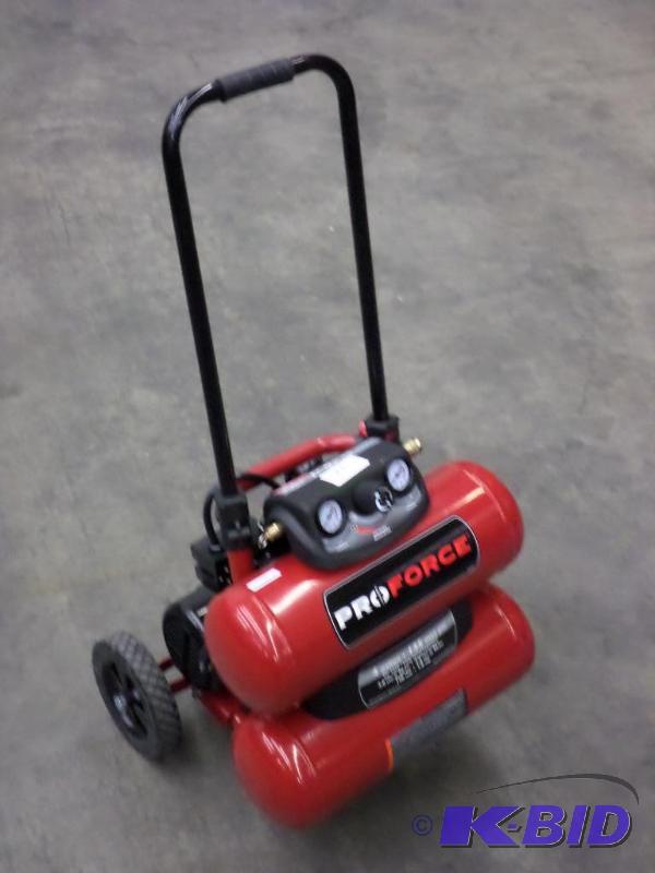New Pro Force 4-Gallon 135PSI Wheeled Air Com...