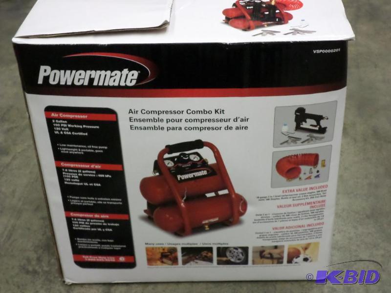 New Powermate 2-Gallon 100PSI Air Compressor,...