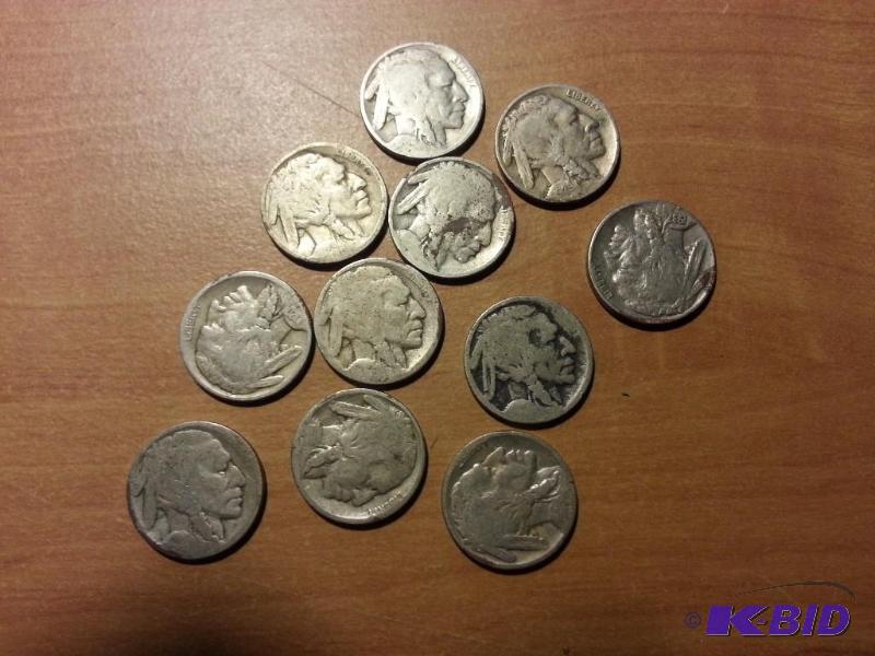 lot 154 image: Lot of Buffalo Nickels...