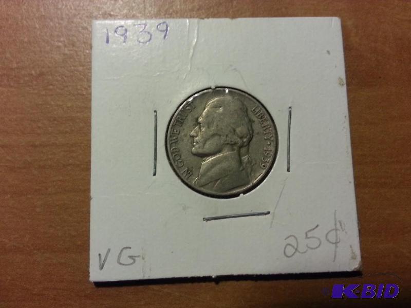 lot 156 image: 1939 Nickel...