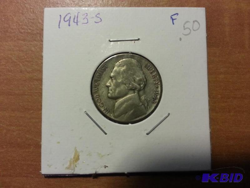 lot 157 image: 1943-S Nickel...