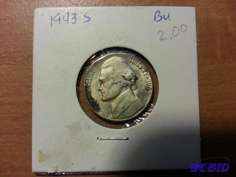 lot 161 image: 1943-S Nickel...