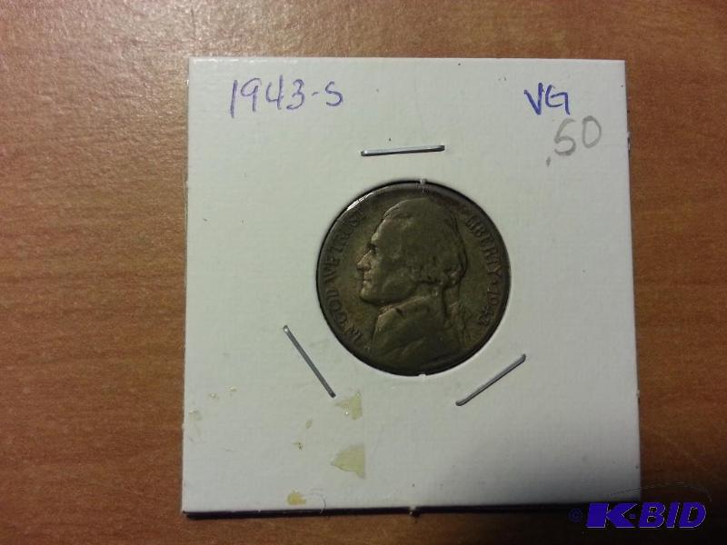lot 162 image: 1943-S Nickel...