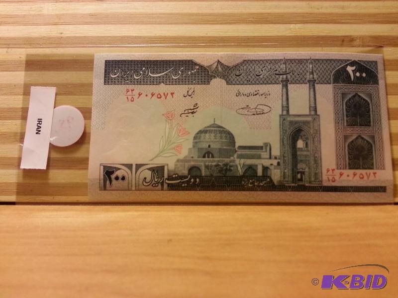 lot 79 image: FOREIGN NOTE IRAN...