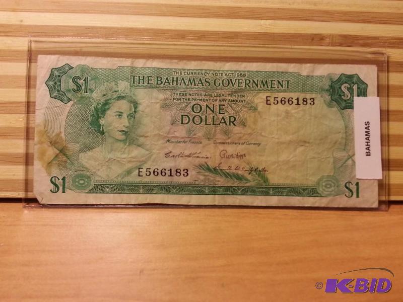 lot 85 image: FOREIGN NOTE BAHAMAS...