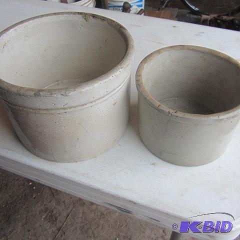 Stoneware Butter Crocks