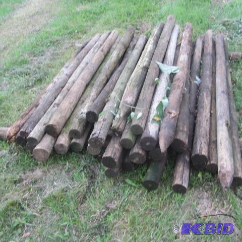 Round Wood Fence Posts
