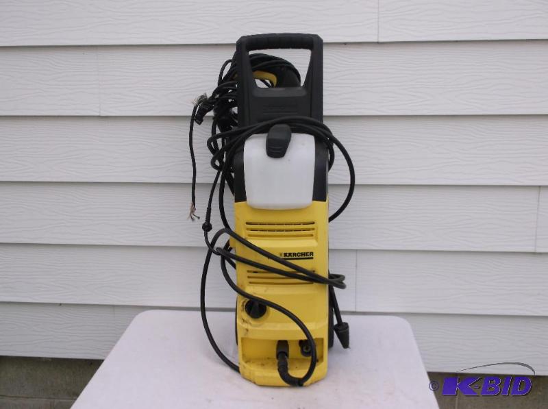 lot 112 image: Karcher power washer needs a little work plug...