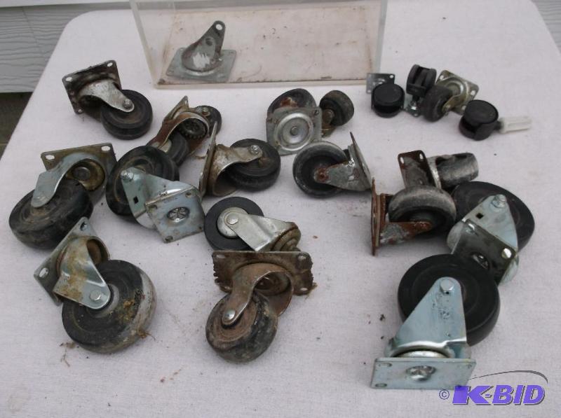 lot 114 image: Large lot of wheel casters....