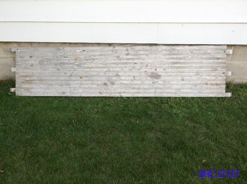 lot 152 image: Aluminum scaffolding plank measuring 81 12&q...
