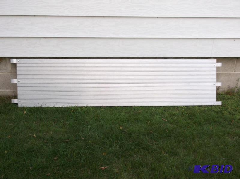 lot 153 image: Aluminum scaffolding plank measuring 81 12&q...