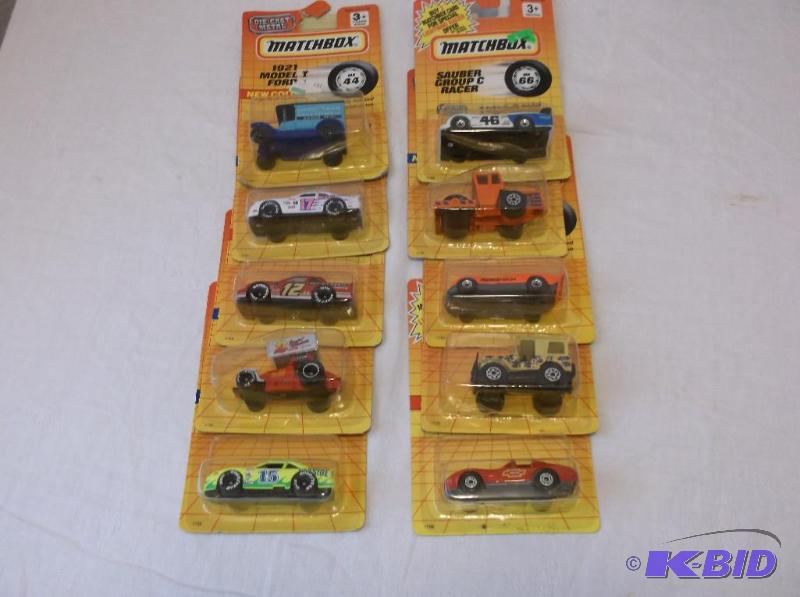 lot 37 image: Lot of 10 collectable die cast Matchbox cars ...