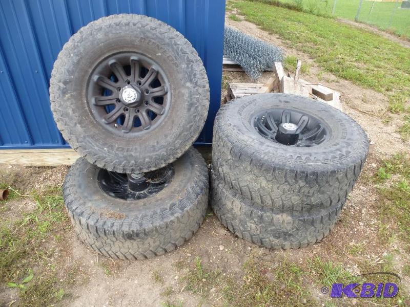 Dunlop Tires and rims 31575R16&quot Tires...
