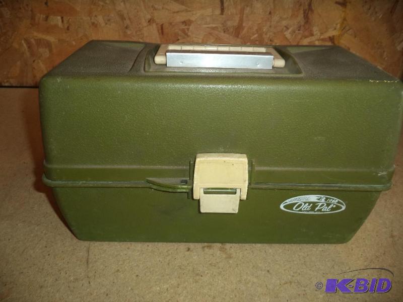 Tackle box with wieghts and supplies