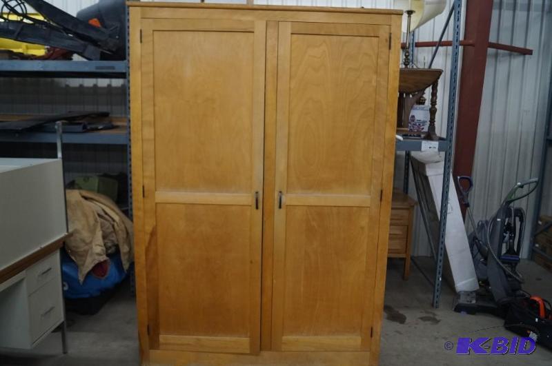 Wooden closet