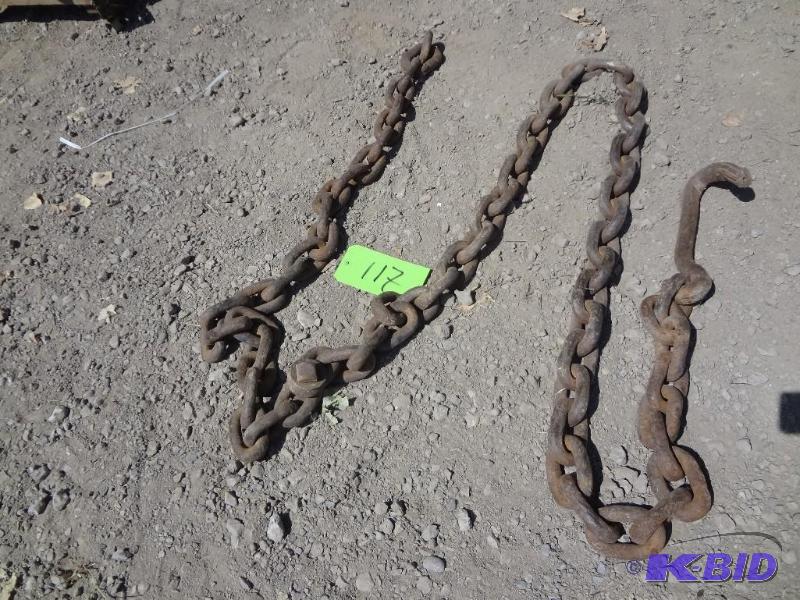 lot 117 image: Chain, this is purported to be the chain used...