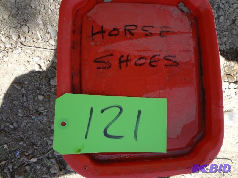 lot 121 image: Horse Shoes...