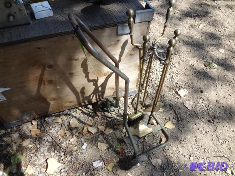 lot 126 image: Firewood Carrier, Tools...