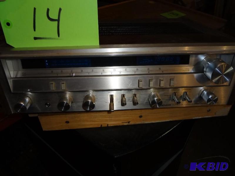 lot 14 image: Pioneer Receiver SX-3700, Koss Head Phones...