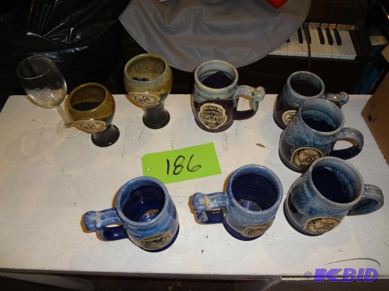 lot 186 image: GrainBelt Renaissance Fair Mugs...