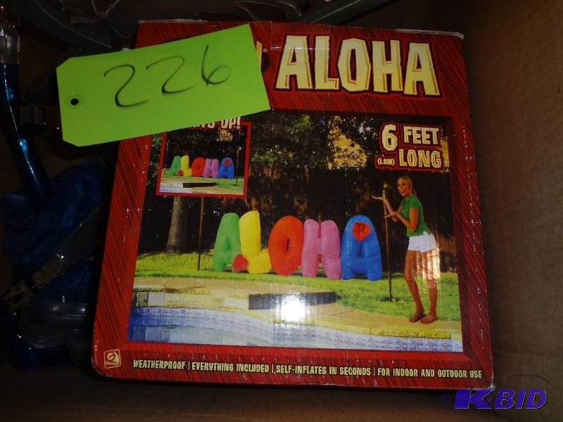 lot 226 image: Snorkel, Goggles, 2 new bike helmets, Huge Bo...