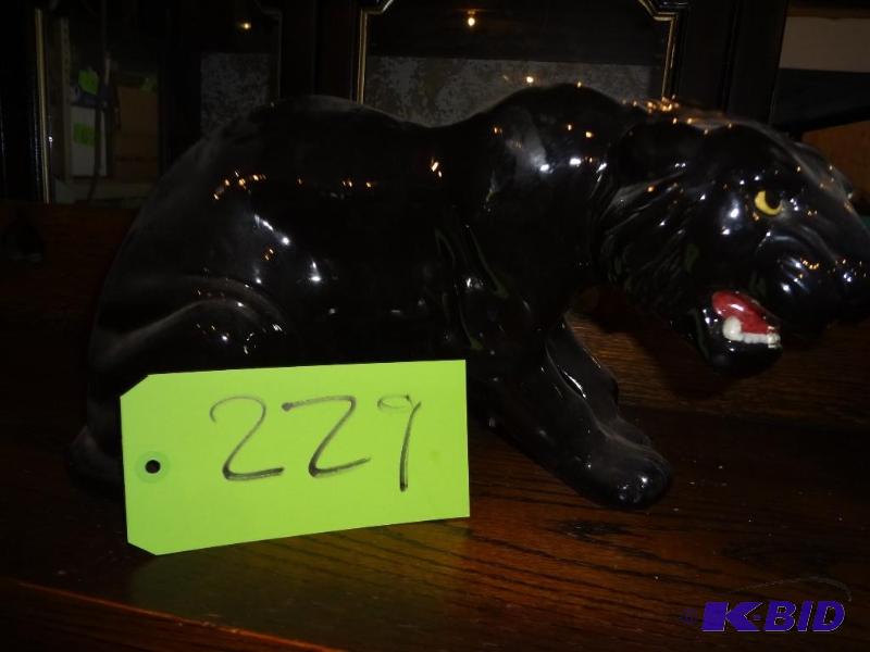 lot 229 image: Great Snarling Black Cat...