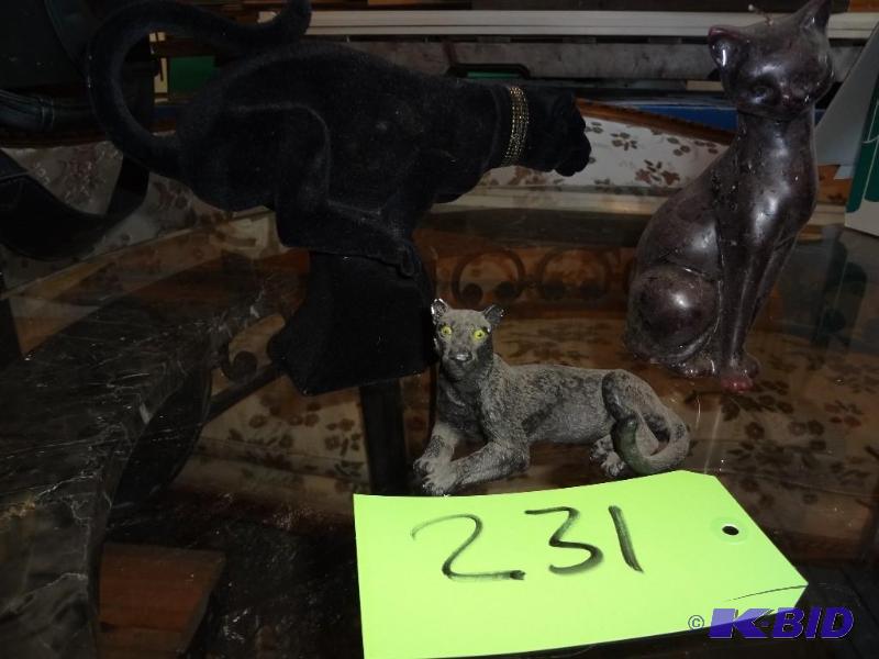 lot 231 image: (3) Cats...