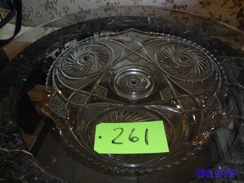 lot 261 image: Huge Glass Plate...