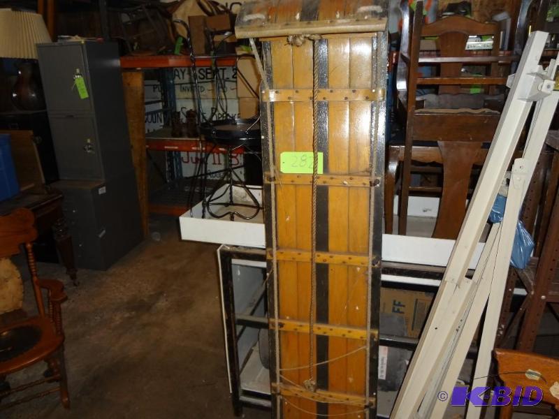 lot 282 image: Old Toboggan, good shape...