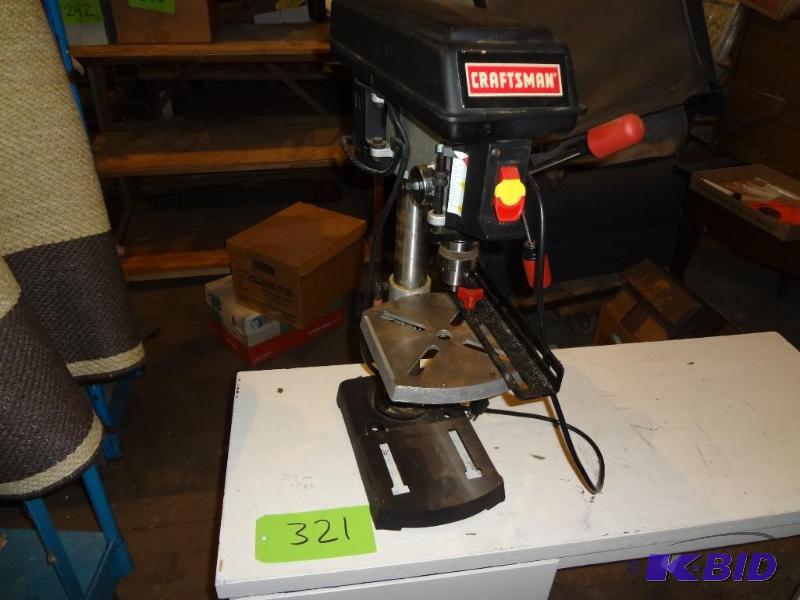 lot 321 image: Craftsman Drill Press...