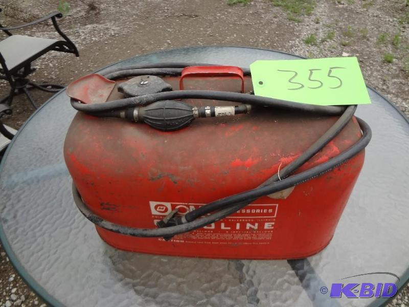 lot 355 image: OMC Fuel Tank...