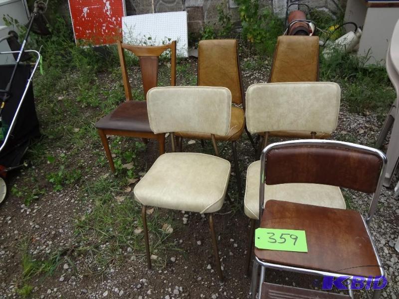 lot 359 image: Vinyl Chairs...
