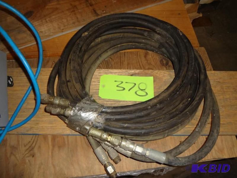 lot 378 image: Hydraulic Hoses, Switch Box...
