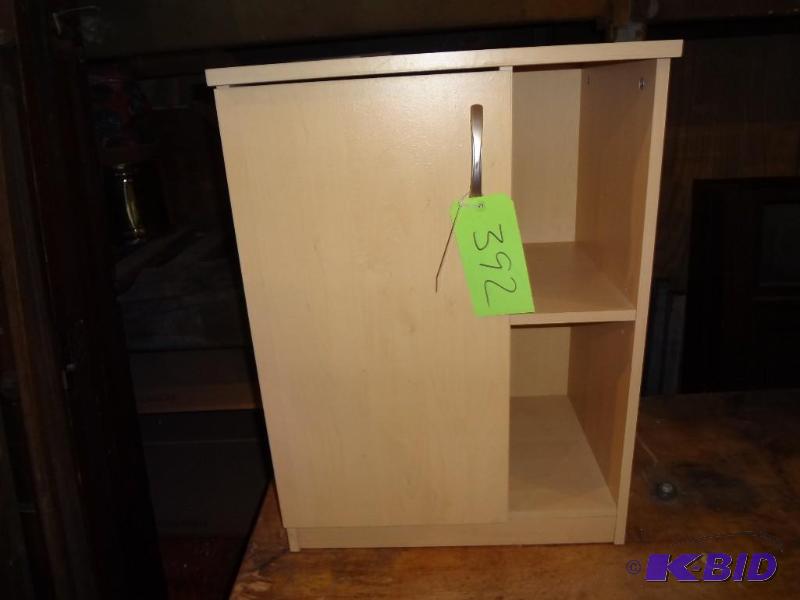 lot 392 image: Blond Cabinet...