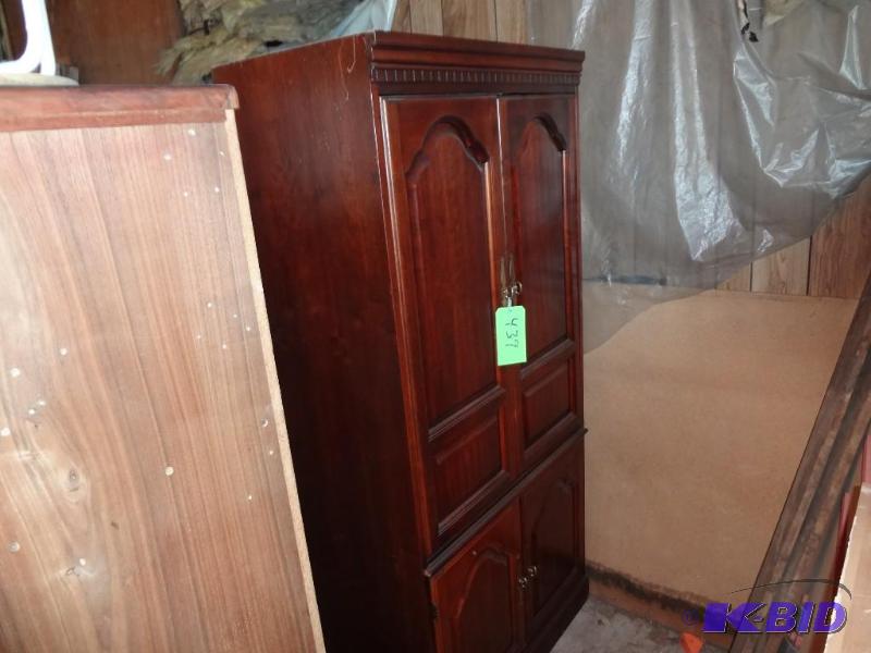 lot 439 image: Cherrywood Case, tall...