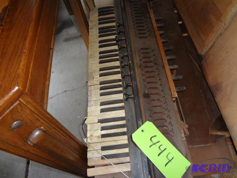 lot 444 image: Old Organ Keyboard, offered for the Ivory on ...