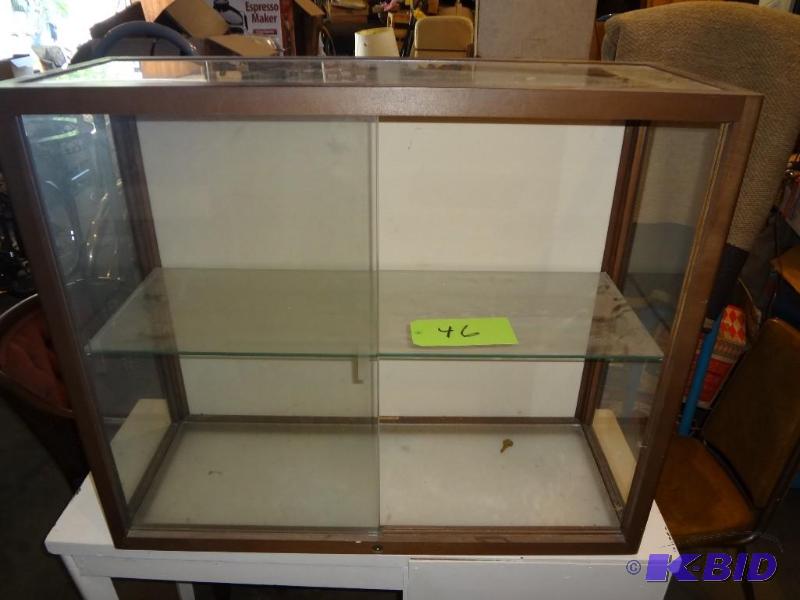 lot 46 image: Glass Trophy Case, 36 X 30 X 1412...