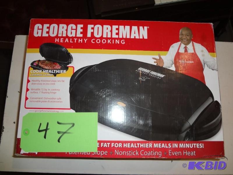 lot 47 image: Foreman Grill, NIB...