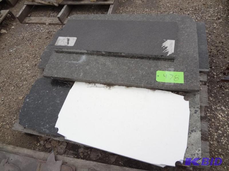 lot 478 image: Pallet of Granite Slabs...