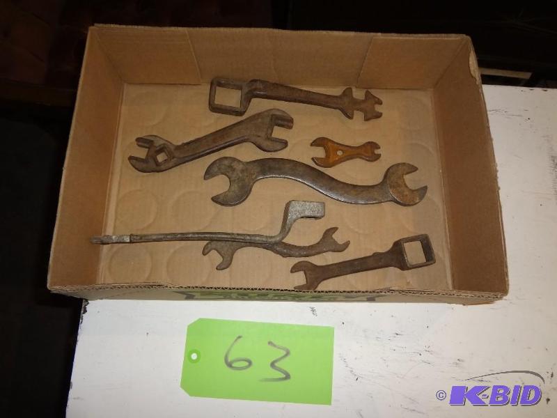 lot 63 image: Old ,Old Unusual Wrenches...